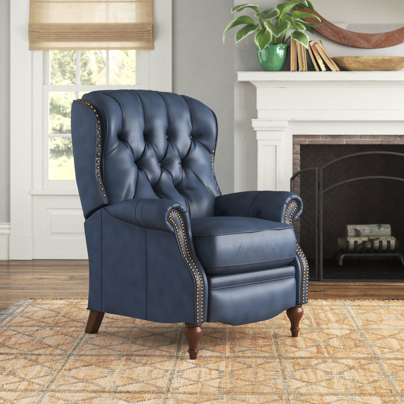 Birch Lane™ Deandra Leather Recliner & Reviews Wayfair